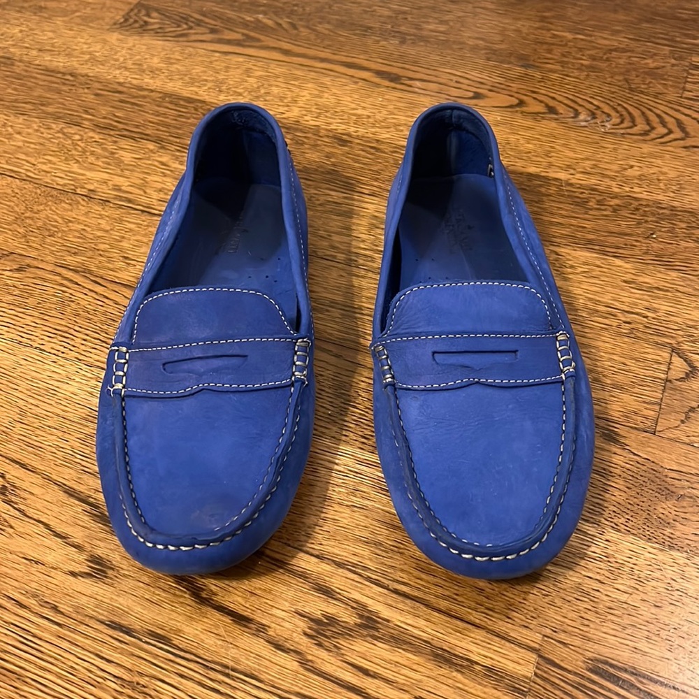 Mercanti Fiorentini Blue Mule Loafers